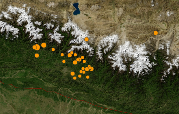 Nepal-sat-earthquake-map-usgs-updated