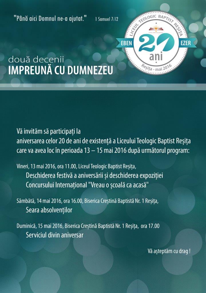 afis aniversare