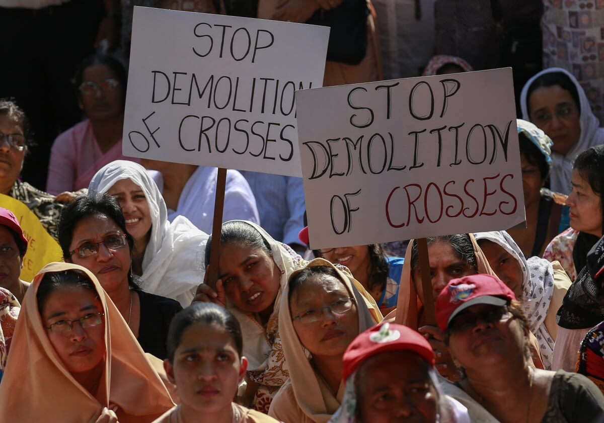 india-christian-protests
