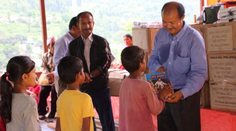 Nepal_Scripture-distribution-in-a-Sindhupalchowk-District-church