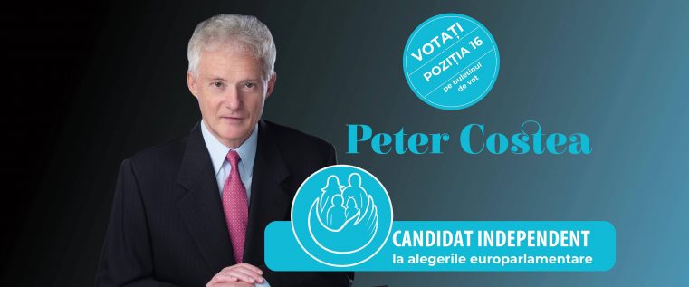 De ce votez Peter Costea la alegerile europarlamentare?!