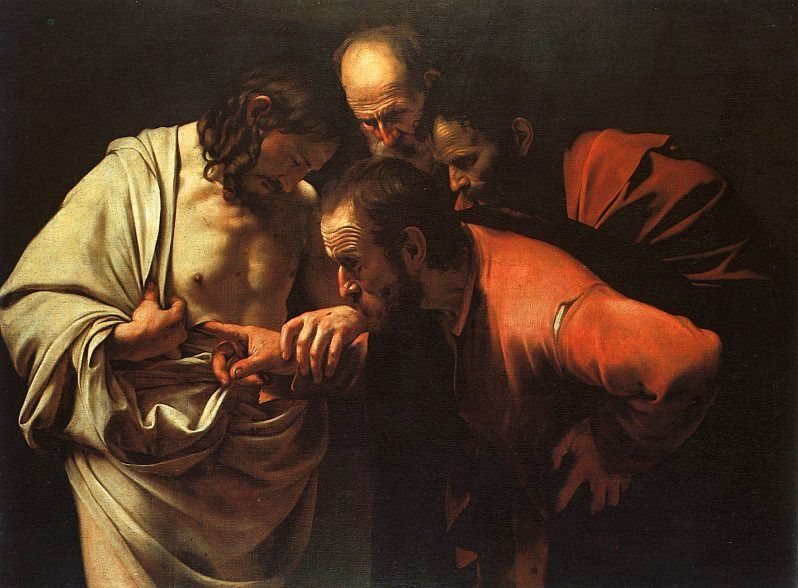 Înviere, Cruce, Apostoli, Toma necredinciosul